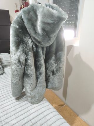 Chaqueta pelo gris Talla XS