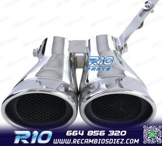 COLA ESCAPE MERCEDES CLASE C W203 00-07 CROMO