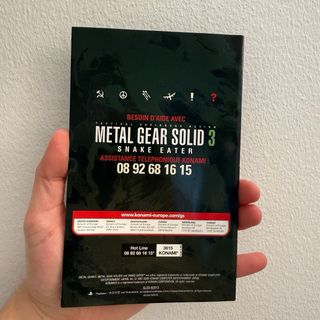 Metal Gear Solid 3 Snake Eater PS2 Edizione Metall