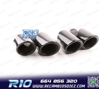 COLAS ESCAPE PORSCHE MACAN 95B 14-17 LOOK GTS NEGRO