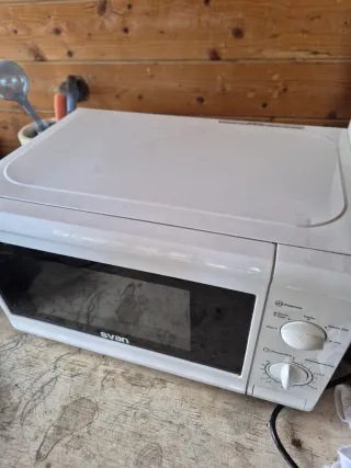 Microondas ideal para la obra/trabajo