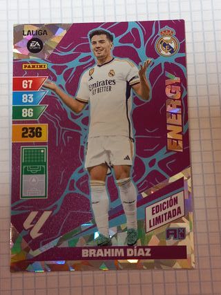 Carta Brahim Díaz Real Madrid 2023 Panini