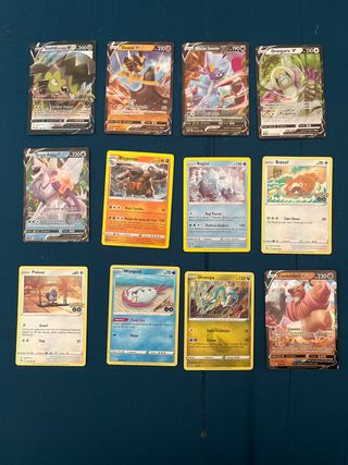 Lote Cartas Pokémon V y VMAX