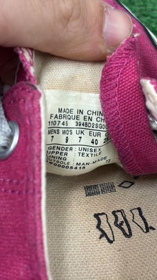 Converse All Star Rosa Talla 40