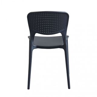 Sedia Moderna Policarbonato Antracite da Esterno