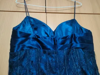 Vestido fiesta mujer azul