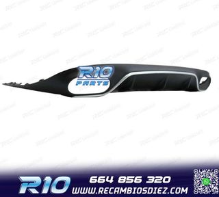 DIFUSOR MERCEDES CLASE E C238 17-19 LOOK AMG E53 PLATA + COL