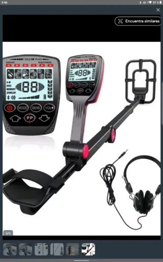 Detector de Metales Portátil ORO plata etc