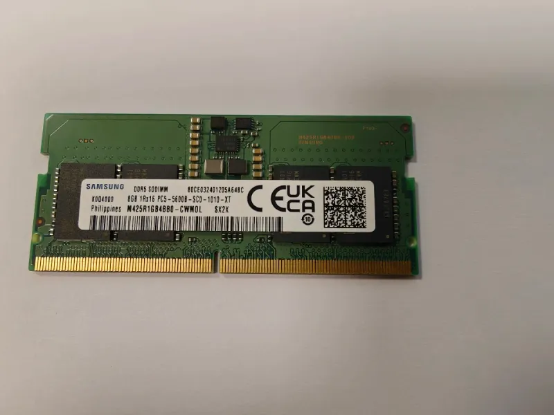 2x Samsung DDR5 SODIMM 8GB PC5-5600B afbeelding 2