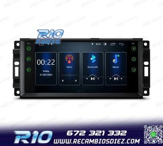 RADIO GPS ANDROID 12 PARA DODGE JEEP CHRYSLER 07-11