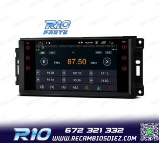 RADIO GPS ANDROID 12 PARA DODGE JEEP CHRYSLER 07-11