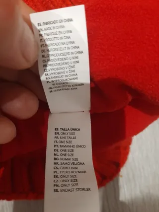 Gorro Minnie Niña Rojo