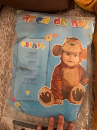 Disfraz de Mono Talla 1-2 Años