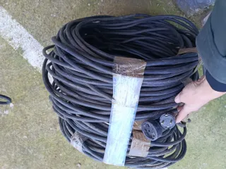 Cable Manguera Eléctrica Negra 150m