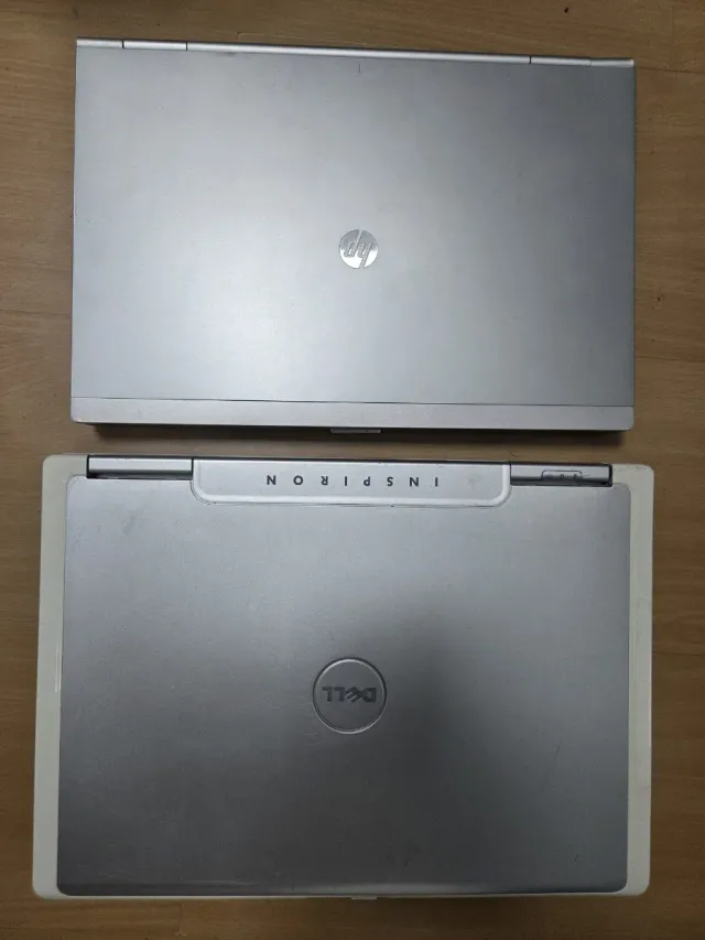 Portátiles Dell y HP 8460P Plata