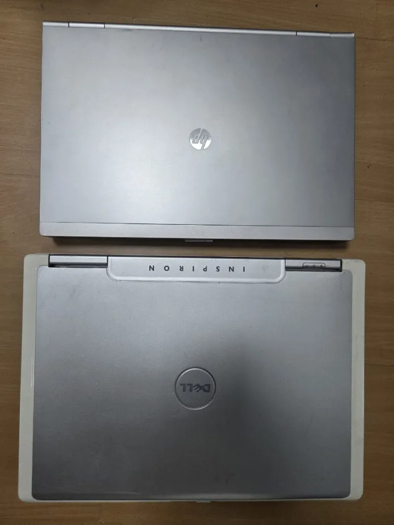 Portátiles Dell y HP 8460P Plata