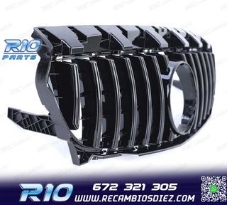 PARRILLA MERCEDES CLA W117 13-16 LOOK AMG GTR NEGRO BRILLO