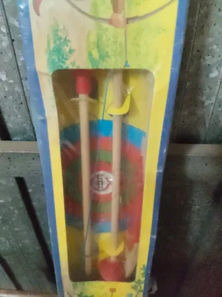 Juguete vintage arco y flechas