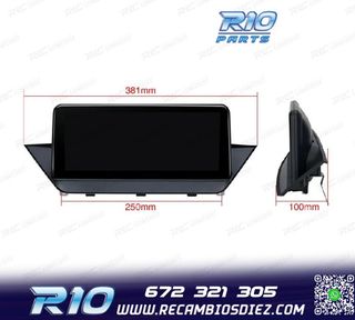 RADIO GPS ANDROID 14 BMW X1 E84 09-15 SIN PANTALLA DE SERIE