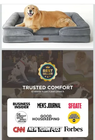 Cama Ortopédica Perro Grande BedSure