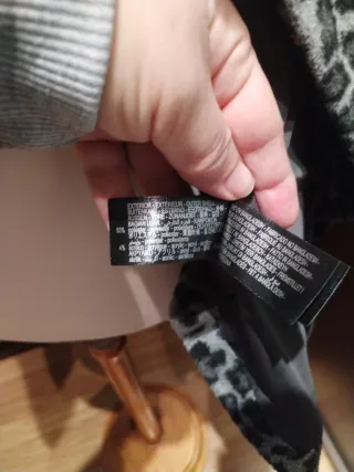 Abrigo chica estampado animal