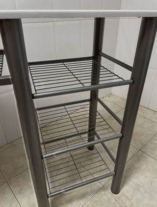 Mesa Barra Cocina 4 Estantes