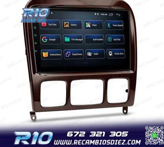 RADIO GPS ANDROID 13 MERCEDES CLASE S W220 98-05