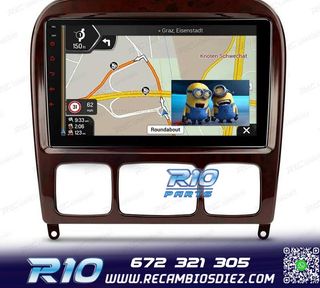 RADIO GPS ANDROID 13 MERCEDES CLASE S W220 98-05