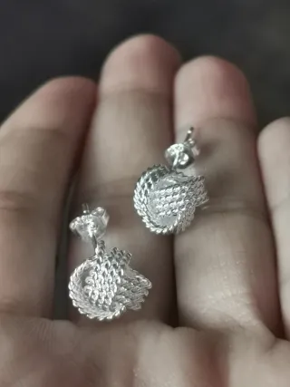 Pendientes Nudo Plata