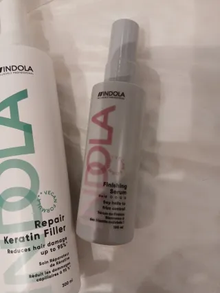 Lote Indola: Toalla y 2 productos capilares