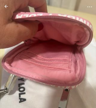 Bolsito Bimba y Lola rosa y blanco