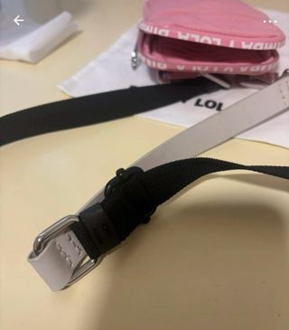 Bolsito Bimba y Lola rosa y blanco