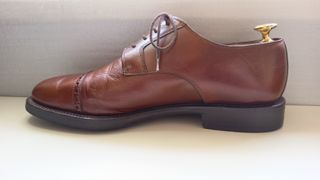 Alberto Aloni Derby Brogue Pelle N.41 Marrone