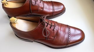 Alberto Aloni Derby Brogue Pelle N.41 Marrone