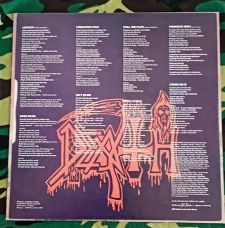 Death Leprosy LP Vinilo 1988