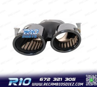 COLAS DE ESCAPE MERCEDES GLE W167 19- LOOK GLE53 NEGRO