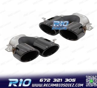 COLAS DE ESCAPE MERCEDES GLE W167 19- LOOK GLE53 NEGRO