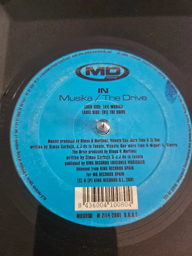Vinilo In - Musika (MD Records, 2001)