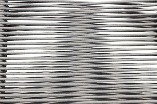 Sedia da Esterno Alluminio e Seduta Relax in Corda