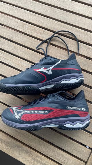 Zapatillas Padel Mizuno Hombre Negras Rojas n 42