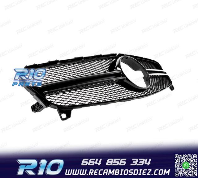 PARRILLA MERCEDES CLASE A W176 15-18 LOOK AMG A45 NEGRO BRIL