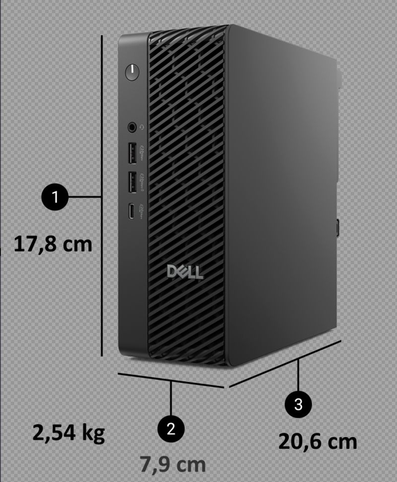Workstation Dell Pro Max i7 265 1TB RTX A1000 8GB afbeelding 6