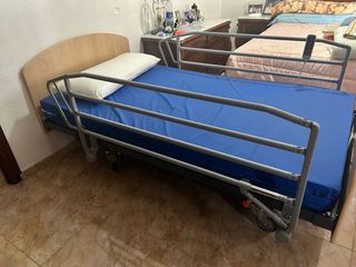 Cama ortopédica 1.05m con carro elevador