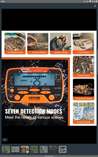 Kit Detector Metales VEVOR Completo