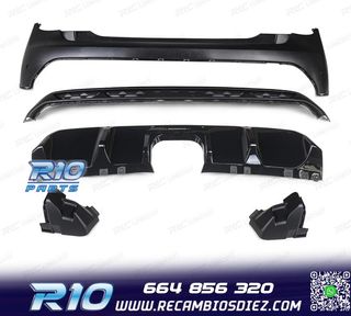 PARAGOLPES TRASERO MINI F56 F57 COUPE 14-20 LOOK NEW JCW