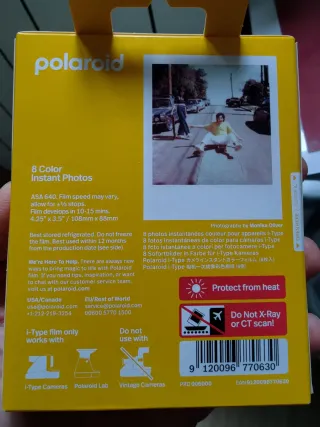 Película Polaroid i-Type Color 8 Fotos