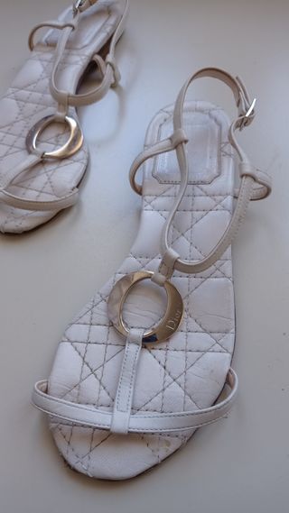 Sandali Christian Dior Bianco Tg. 35