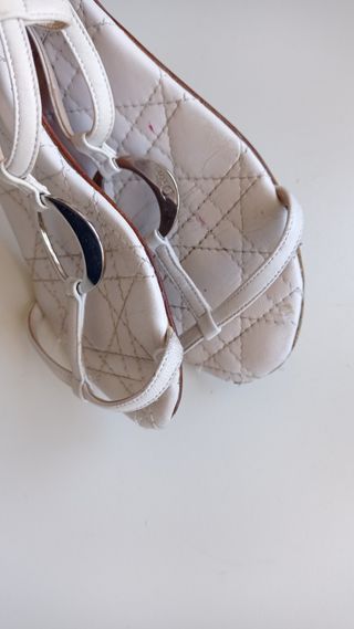 Sandali Christian Dior Bianco Tg. 35