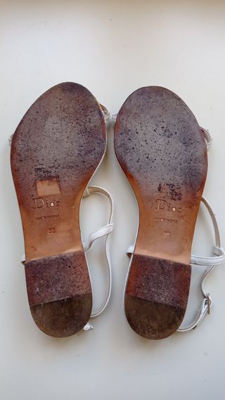 Sandali Christian Dior Bianco Tg. 35