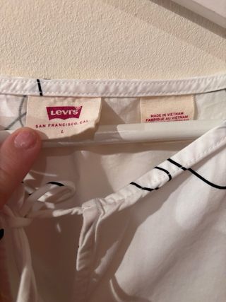 Vestido blanco Levis